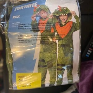 Fortnite Rex Halloween costume dress up kids